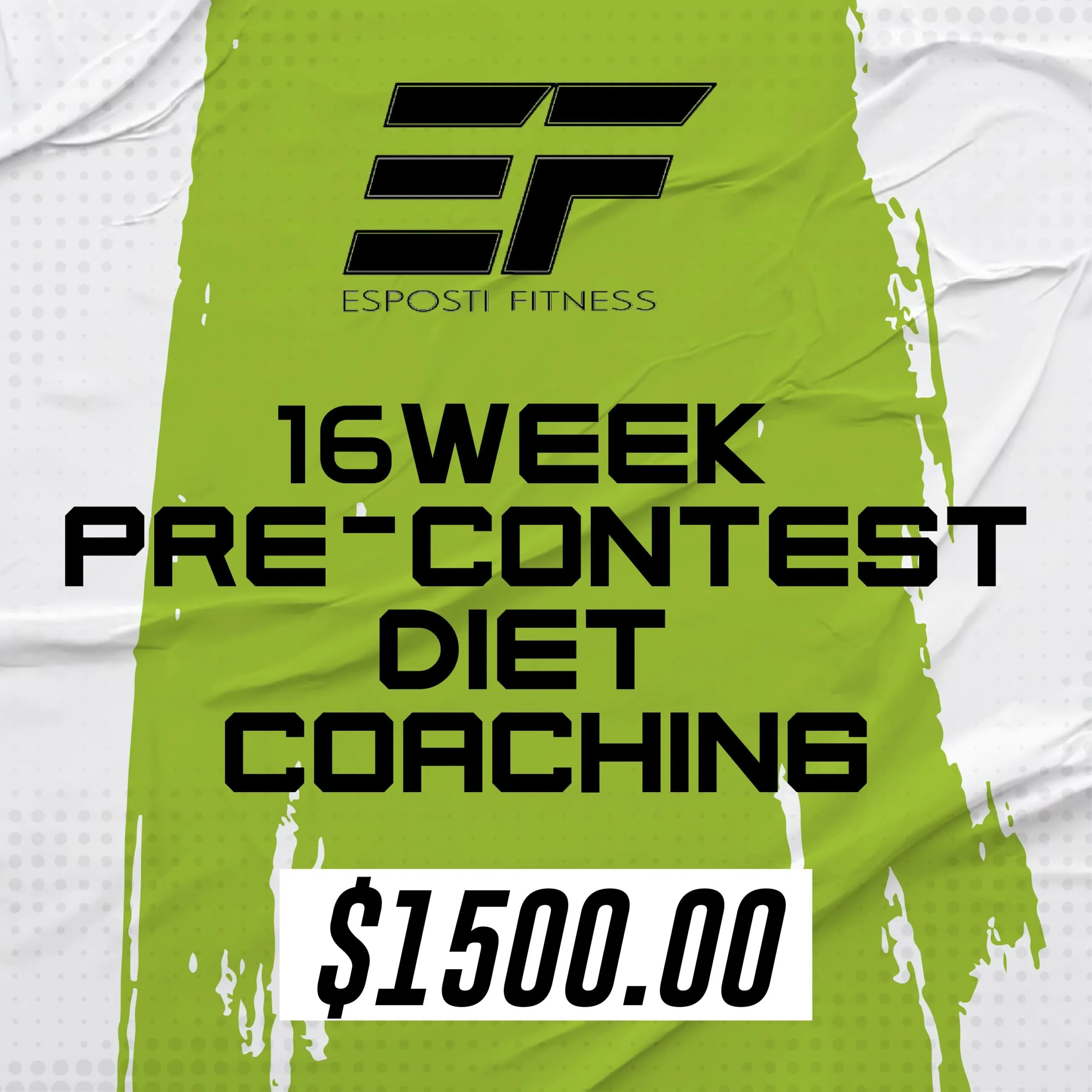 16 Week Pre-Contest Diet Coaching