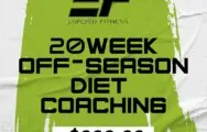 20 Week Off-Season Diet Coaching