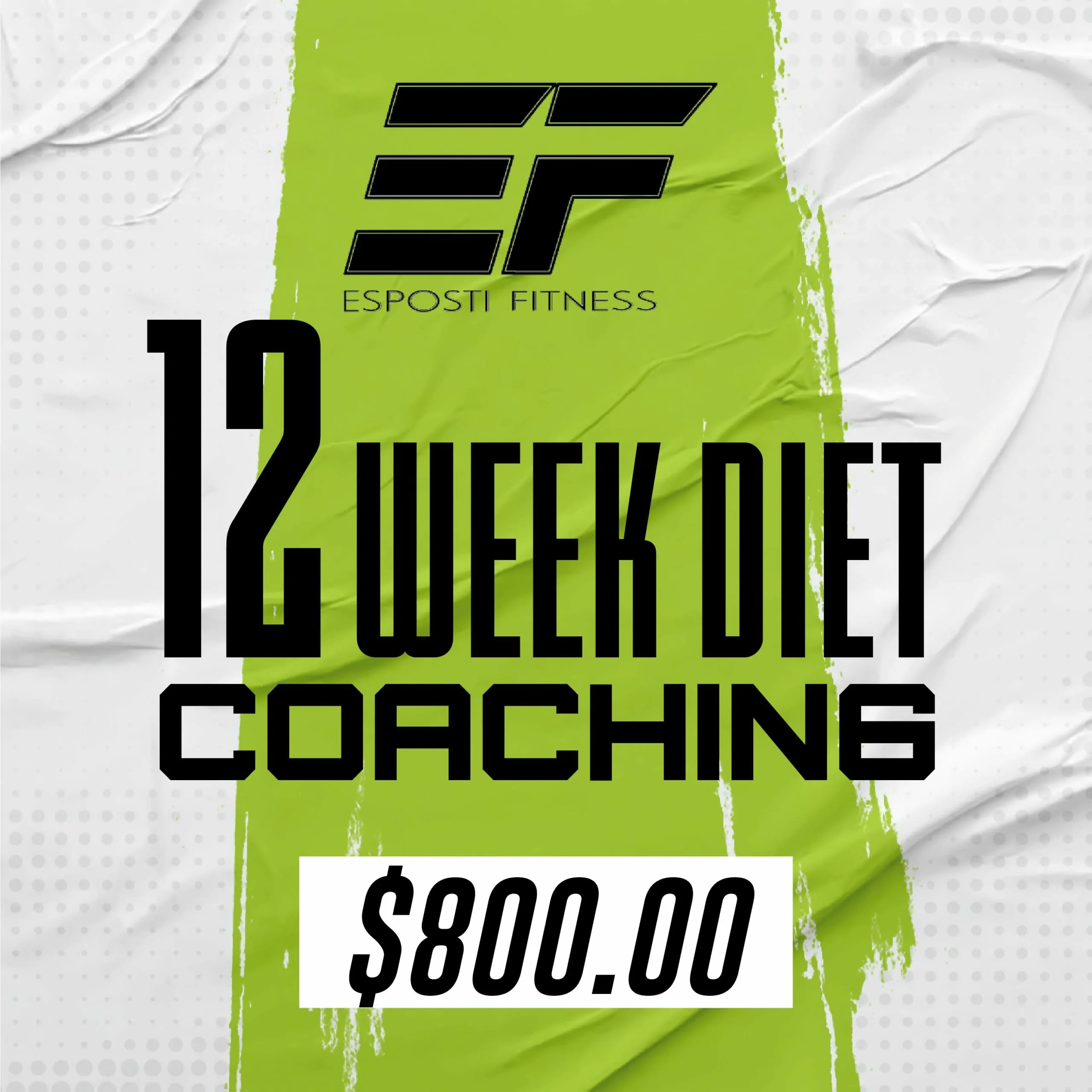 12 Week Diet Coaching